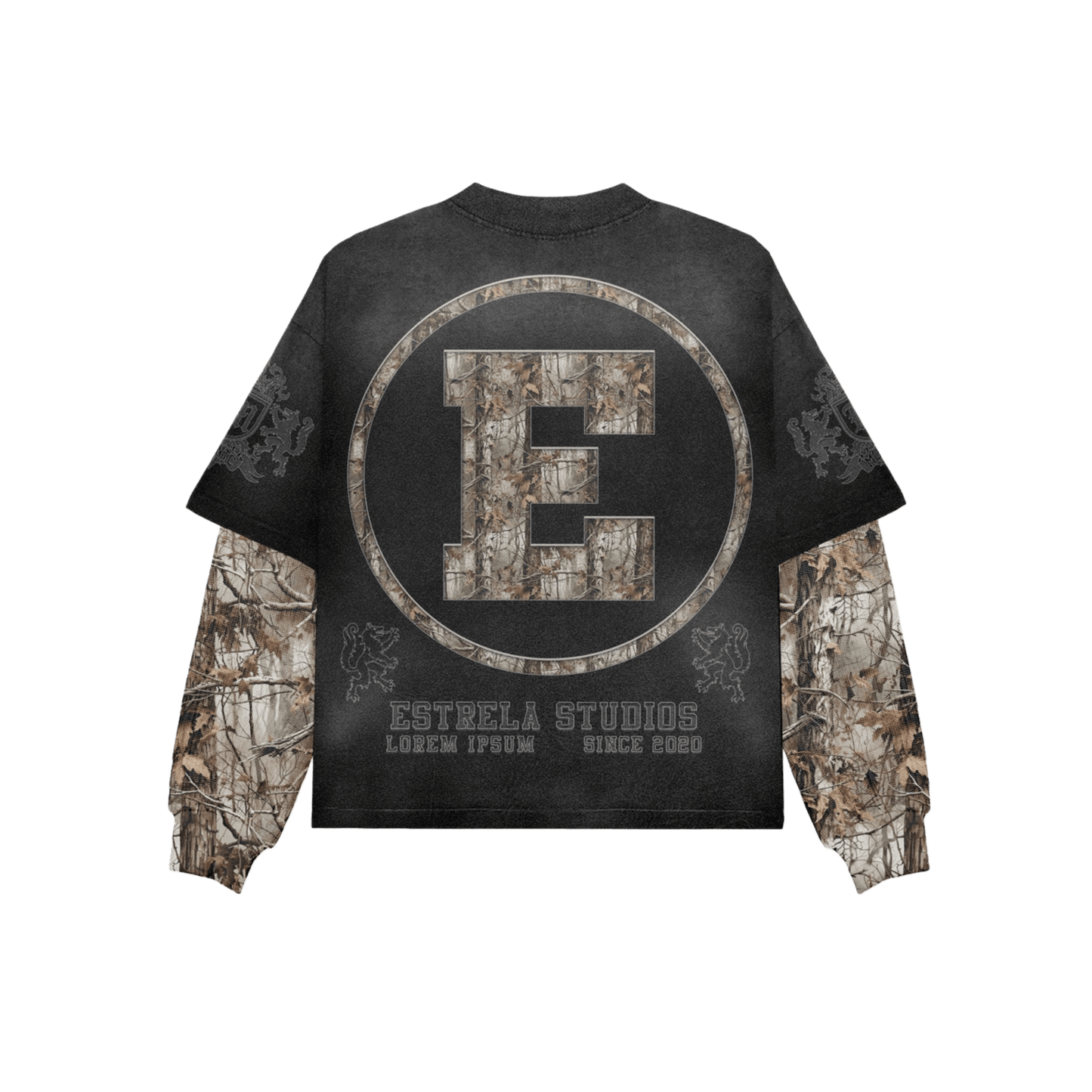 ESTRELA double layer camo shirt