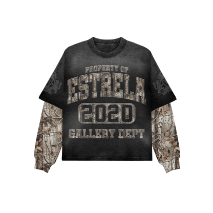 ESTRELA double layer camo shirt