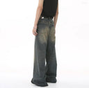 Jeans desbotados unissex originais