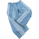 5 stripe baggy jeans