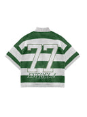 Verdant Stripe knit polo