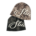 Reversible studio cheetah beanie